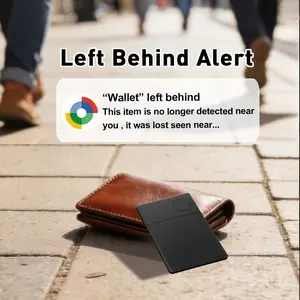 Rsh Smart Card Tracker, Ultra-Thin Smart Tag, Anti-Loss Precise Positioning, Compatible with Android Find HUB, Wireless Charging, Family Sharing