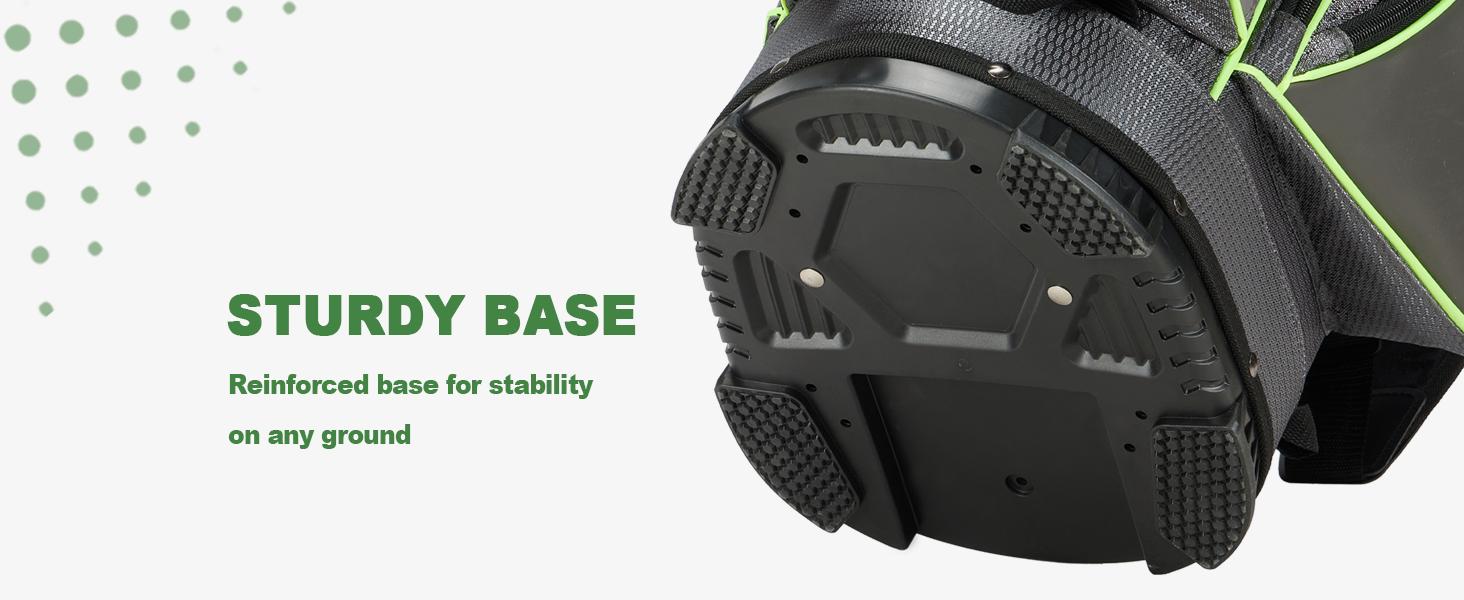 UNIHIMAL 14-Way Golf Cart Bag with Full Length Divider, Premium PU Leather Golf Bag with Plush Top, Magnetic Pocket and Rain Cover for Men