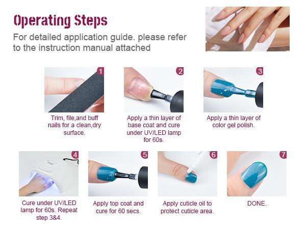 JODSONE Gel Nail Polish Kit with U V Light 35 PCS Classic Black and White Nude and Blue Purple Gel Polish Set with Manicure Tools Suitable for All Seasons Perfect Gifts for Manicure Lover