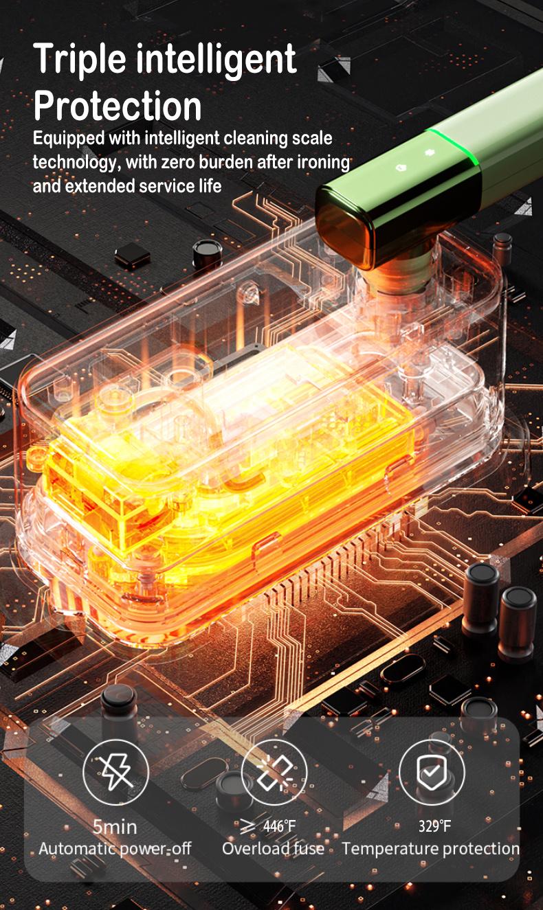 folding ironing machine, Oversized ironing panel,110-220V Wide Voltage, volume 60g/min,  pressure40kPa,steam level Handheld Clothing Steamer Appliance