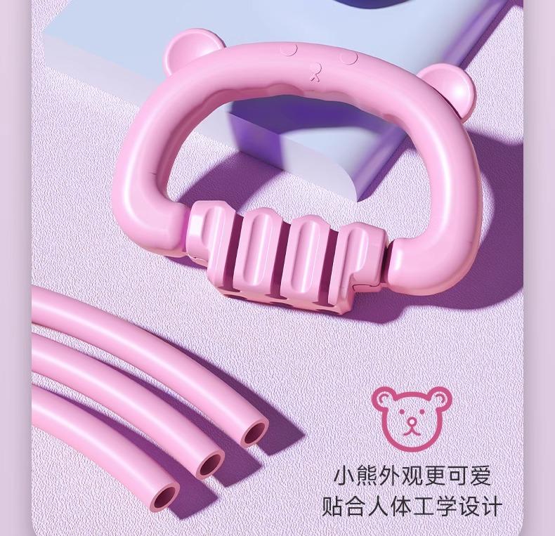 Women's Adjustable Resistance Bands 6 Levels, Pull Rope for Shoulder Back Exercise, Multi - Grip Strength Training Equipment with 6 Strands