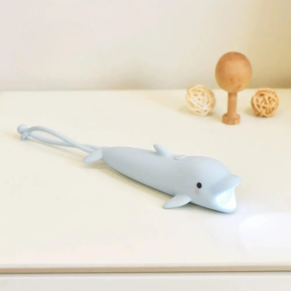 Cute Animal Shaped Handheld Flashlight, Dimmable Portable LED Torch with Lanyard, Adjustable Brightness Small Flashlight for Home Outdoor Night Use