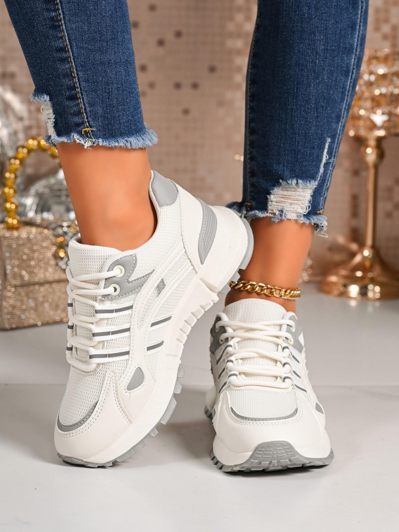 2026 Fashionable Multi-Color Aggressive Shoes, Thick Sole Heightening Casual Sports Shoes, Breathable Anti-Slip Dad Shoes for Women, Sneaker