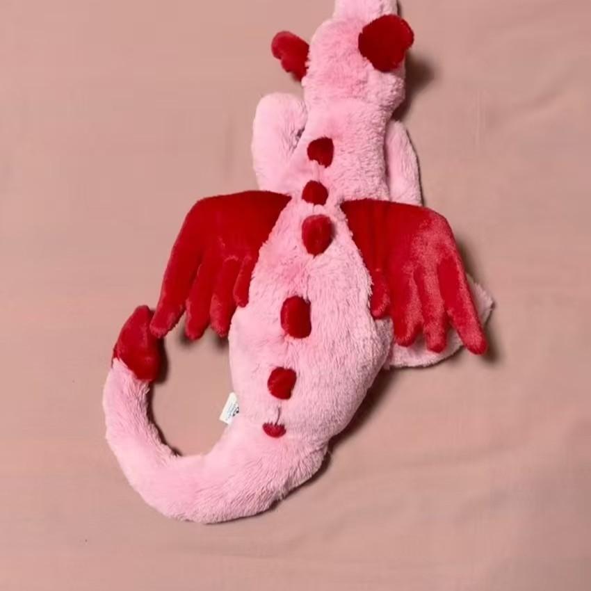 Heart Dragon Plush Toy, Soft and Cuddly Stuffed Animal, Perfect Gift for Kids, Birthday Present, Girls Party Favor