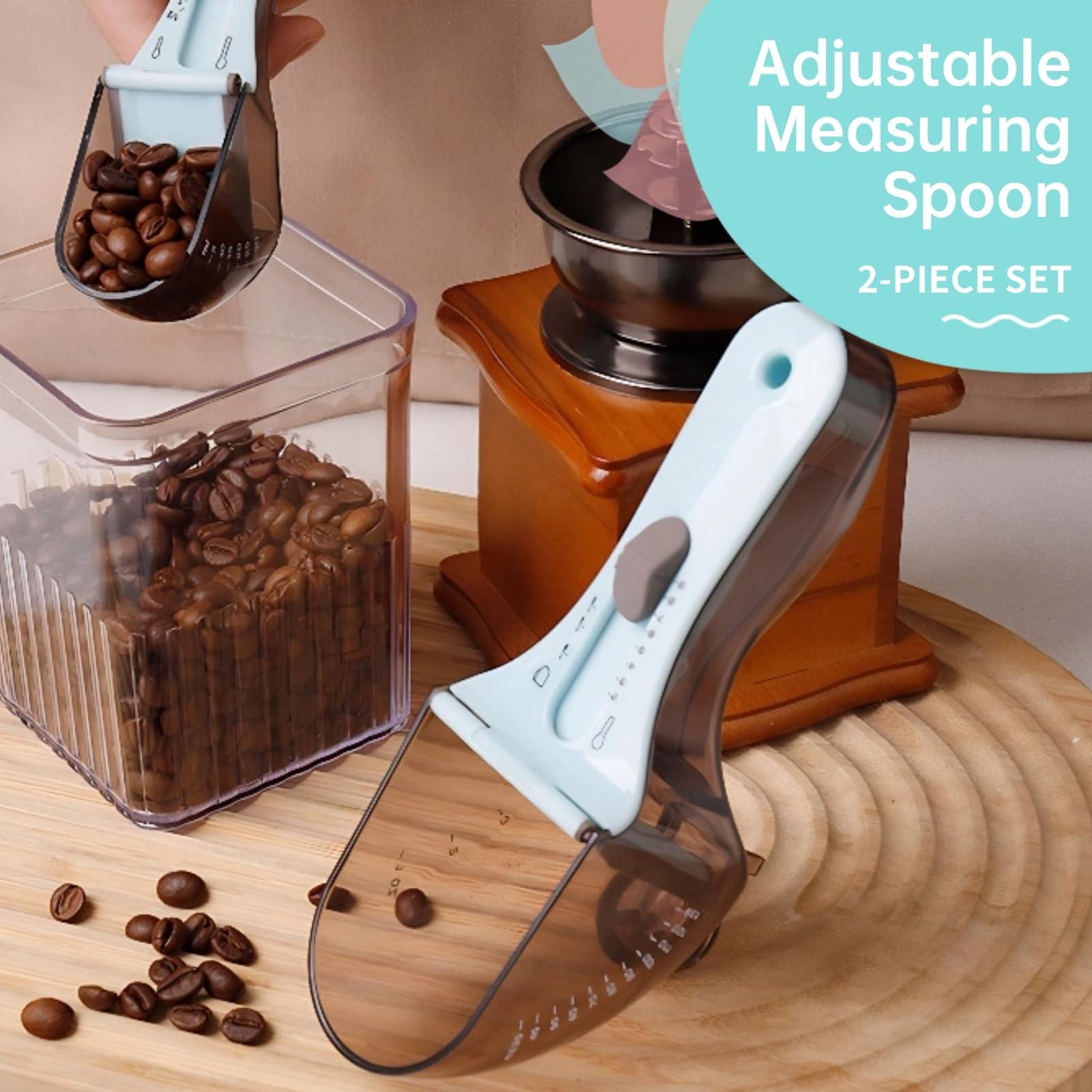 Adjustable Digital Measuring Cup Spoon for Cooking, Multifunctional Scale for Solid Powder Liquid, Kitchen Baking Tool Set