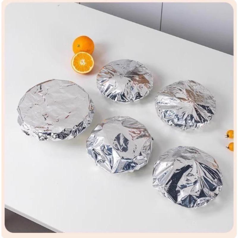 Home dining table & food container aluminum foil heat-retaining cover, kitchen food insulation and freshness keeping, high-quality aluminum foil.