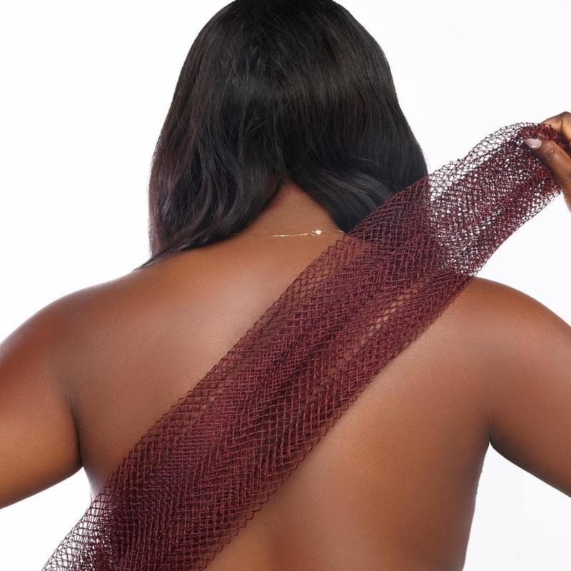 African Exfoliating Net Sponge, Ethically Sourced From Nigeria, Real Authentic Net Sponge, Exfoliate Porous Hygiene, Dries Quickly