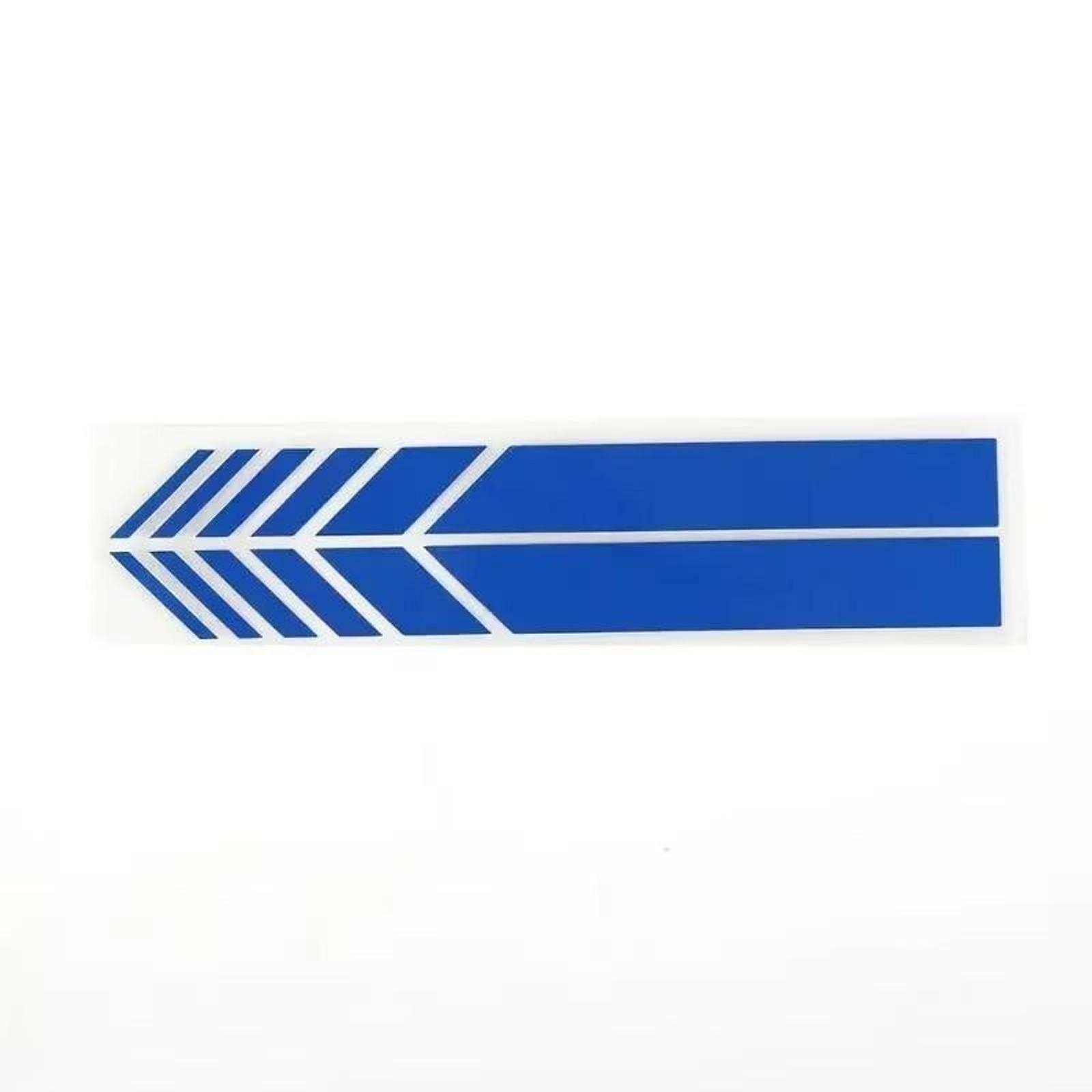Non-Fading Car Racing Stripe Sticker Decal for Side Rear View Mirror, Fashion Color Car Styling Decor