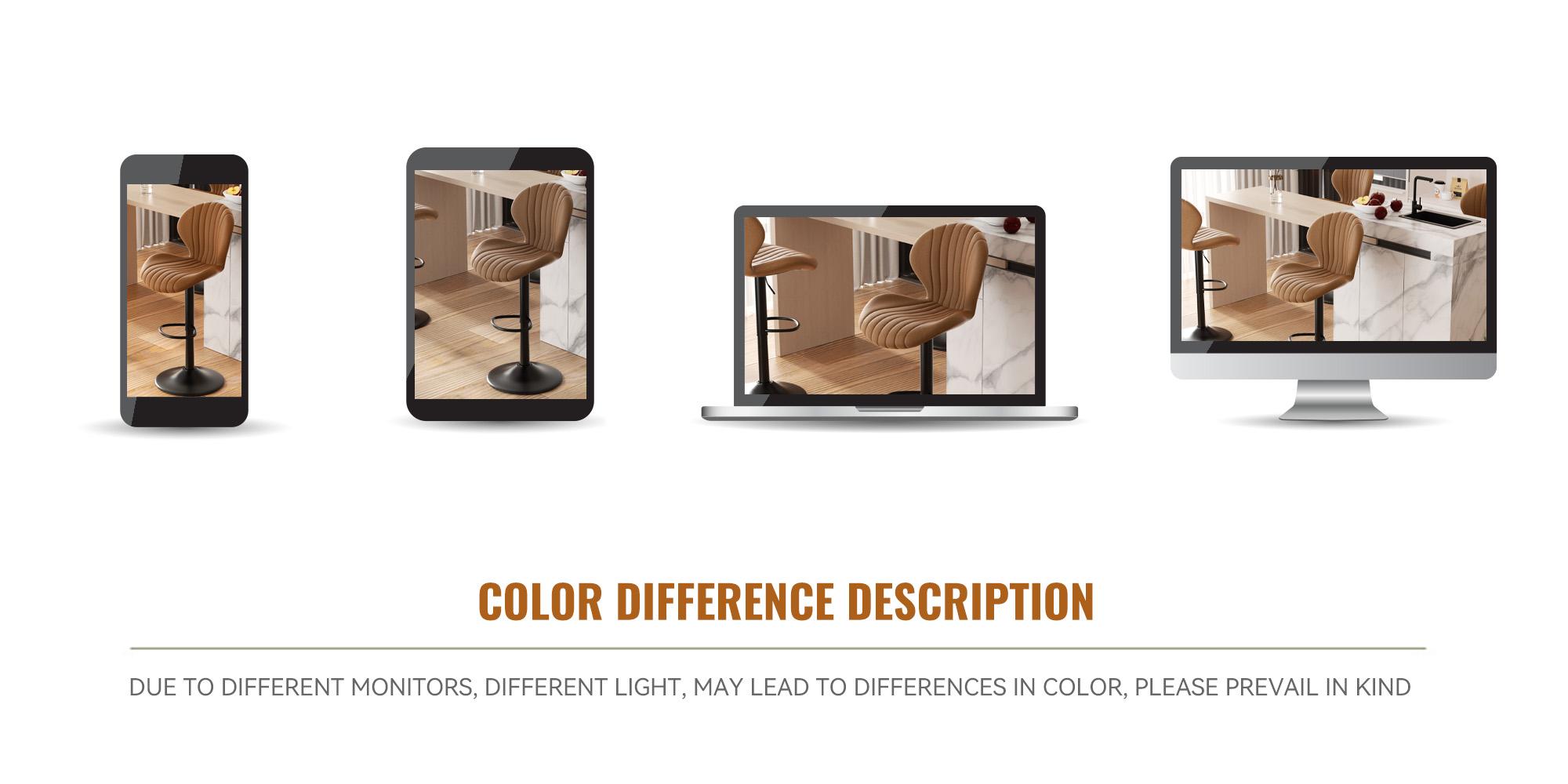 Kerilyn Bar Stools Set of 2 Modern Swivel Bar Chairs, Barstools Counter Height with High Backrest, Easy 3-5 Minute Assembly for Bar, Kitchen, Dining Room Black