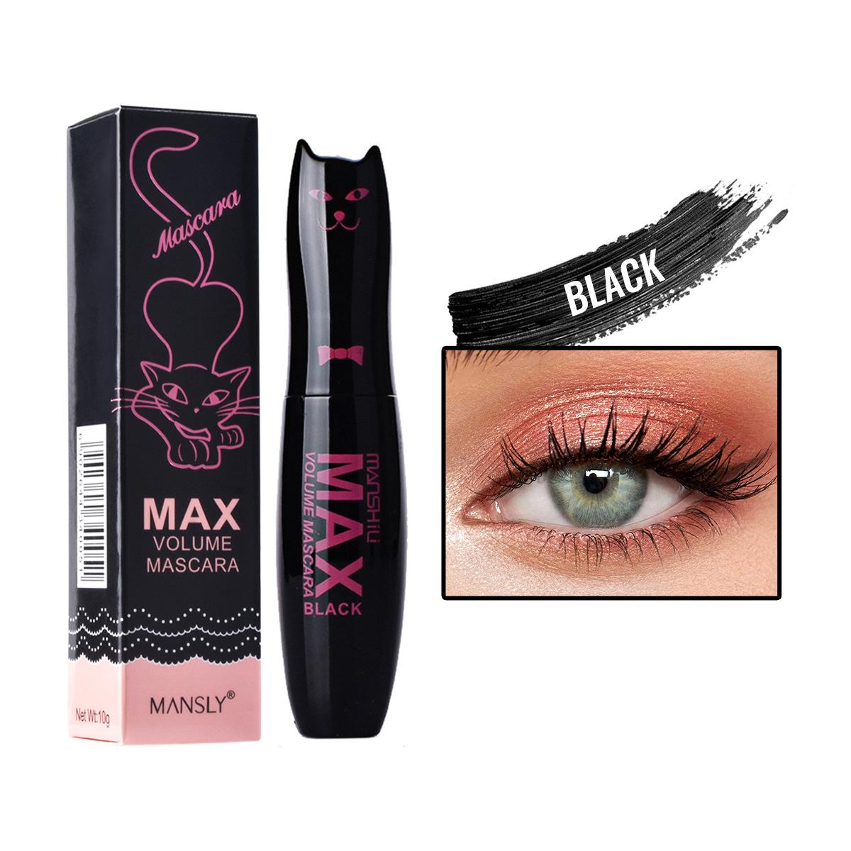 Manshili Cat Mascara Color Curled Mascara