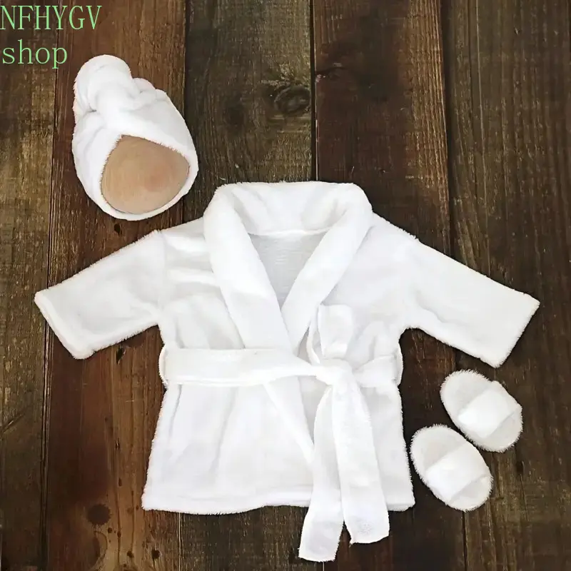 Unisex Baby Wrap Bathrobe Set, Adjustable Belt Infant Loungewear Pajamas, Gender-Neutral Cute Sleepwear For Newborns & Toddlers, Ideal Baby Shower Gift, Perfect For Bath Time And Nighttime Sleep For Boys And Girls