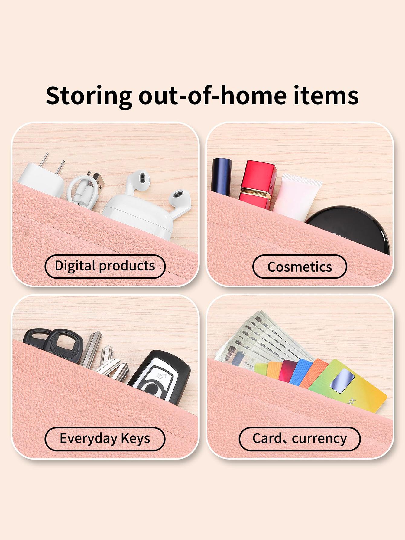 Lightweight Makeup Bag, Easy Clean Travel Cosmetic Pouch, Multi-Purpose Mini Makeup Bag, Essential Travel Toiletry Organizer, Handheld Cosmetic Pouch