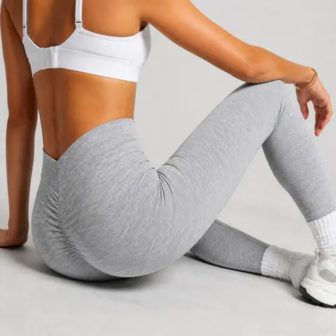 Simple Casual Fashion Tight Sports Pants, Workout Sportswear, Solid High-Waist Elastic Breathable Yoga Pants, Sporty Plain Design for All Seasons
