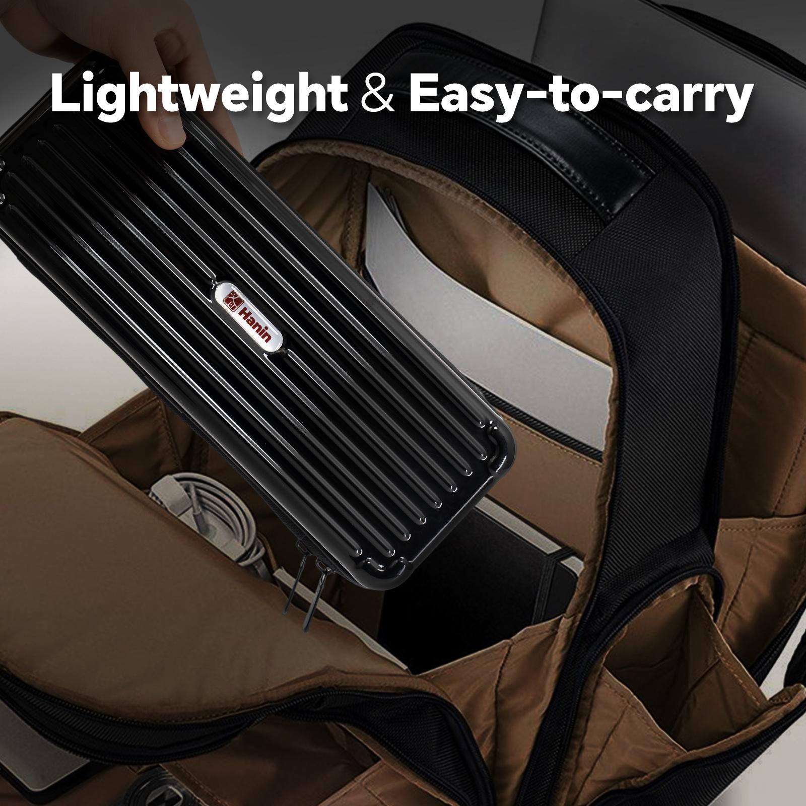 Portable Printer Carrying Case - Waterproof Travel Suitcase Compatible with HPRT MT610 & MT610 Pro Printer, Compact Storage Holder for Printer, Paper & USB Cable (Bag Only)