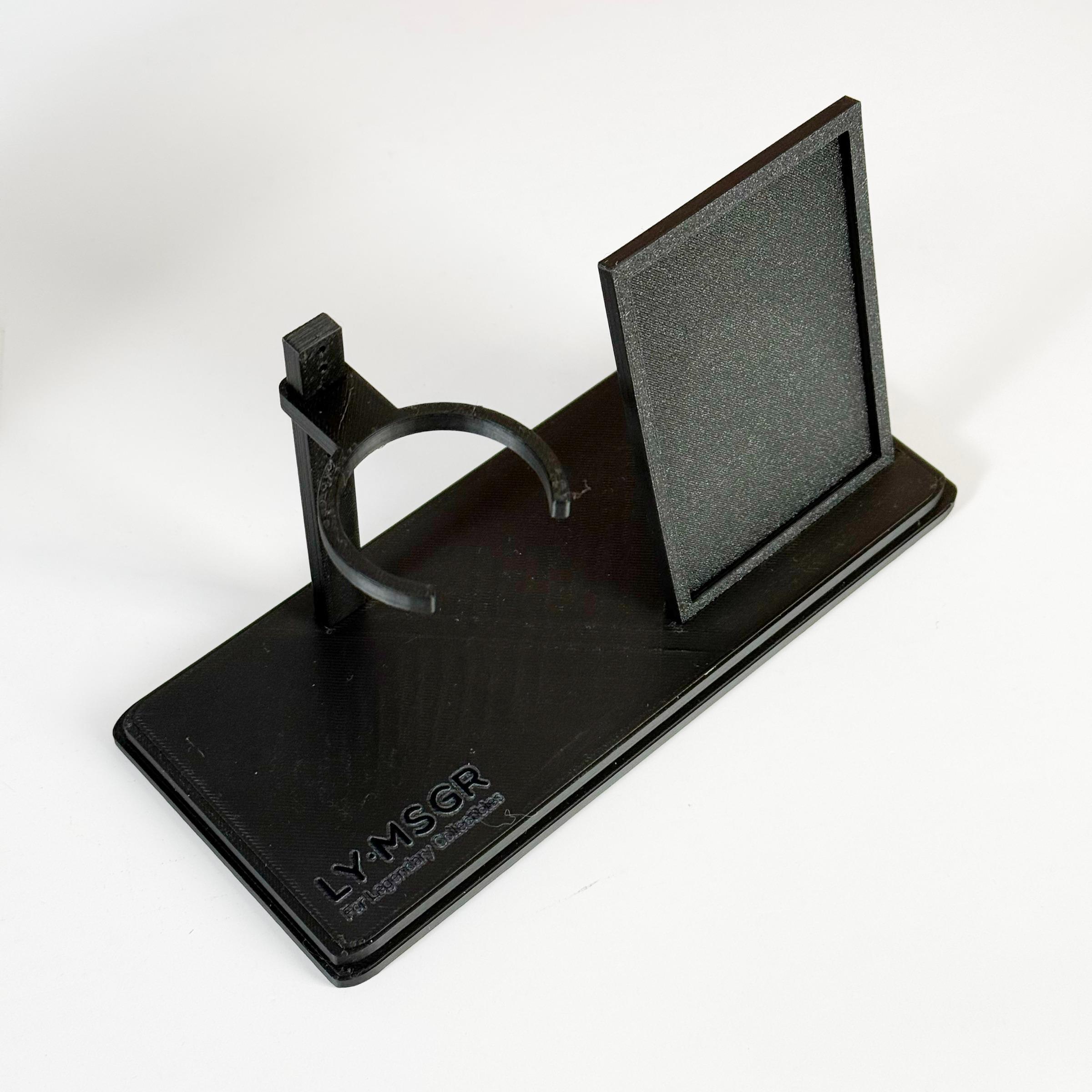 Plush Pendant Display & Storage Stand - Desktop Showcase Base for Collectible Cards and Decor​