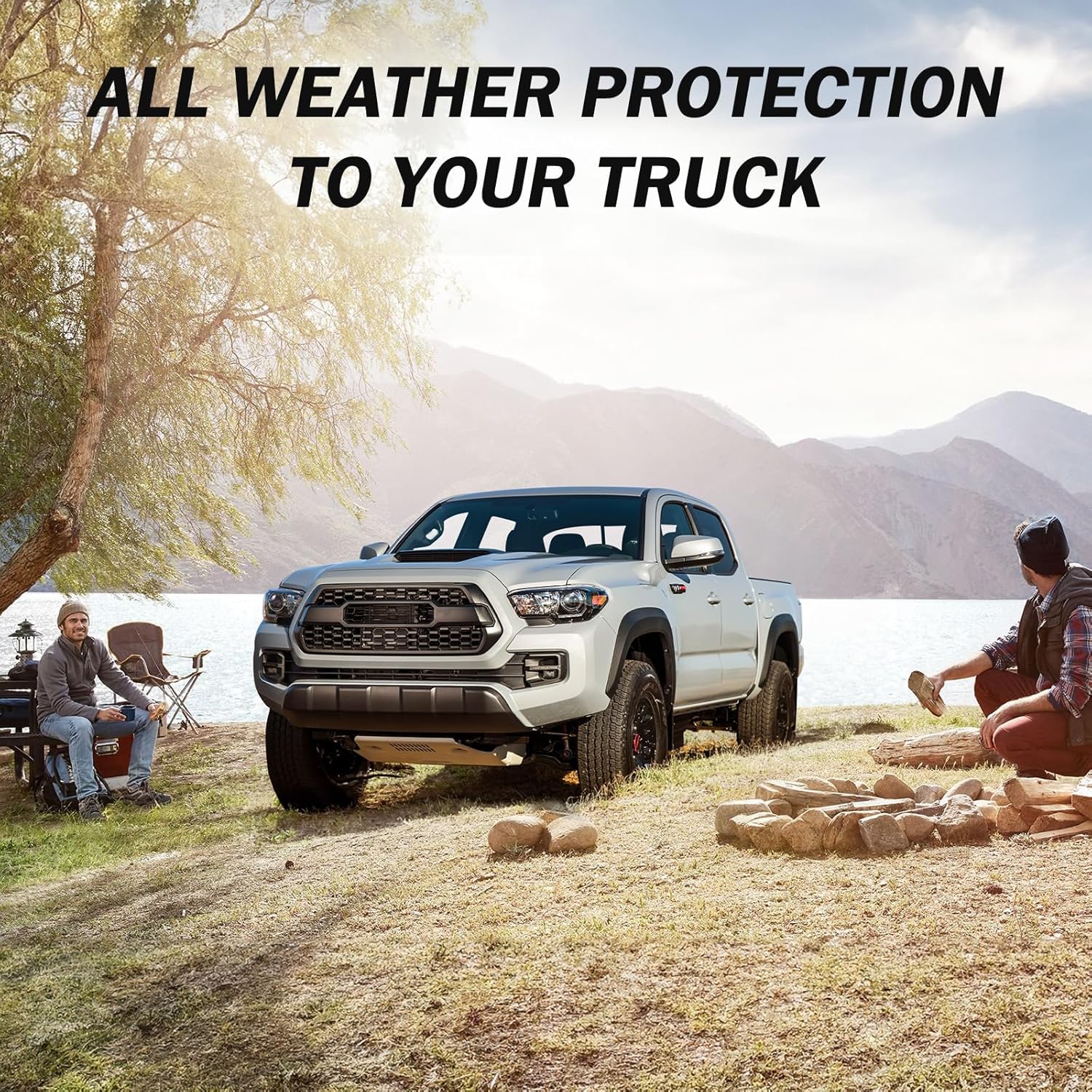 Canvcle Custom Fit Floor Mats for 2016-2026 Toyota Tacoma Double Cab Automatic All Weather TPE Rubber Liners Non-Slip & Odorless Canvcle Custom Fit Floor Mats for 2016-2026 Toyota Tacoma Double Cab Automatic All Weather TPE Rubber Liners Non-Slip & Odorless