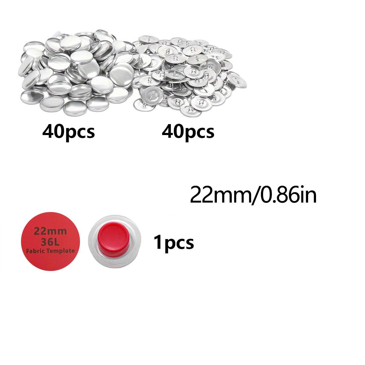 Button Sewing Kit Set with Tools, DIY Cloth Button Making, Handmade Craft Tool with Base, Includes Essential Sewing Accessories