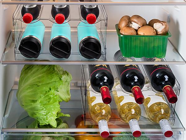 Water Bottle Organizer for Stanley 40oz Tumbler, Pantry Kitchen Organizers and Storage for Stanley Cup, Stackable Water Bottle Holder Racks