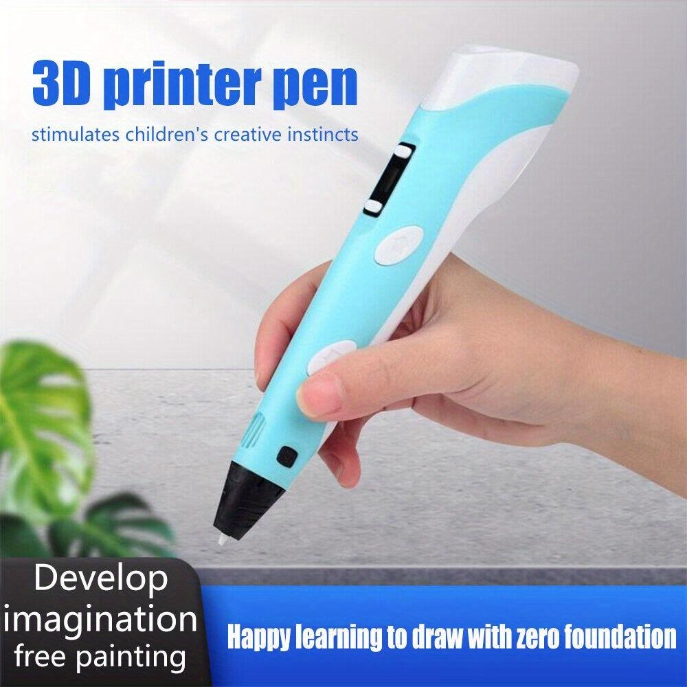 3D Printing Pen for Adults, 60s Fast Melt, Dual-Temp Ctrl, Ergo Grip, 5m ABS PLA Filament, English Guide, Ideal Creative Gift for DIY Crafts & Model Building