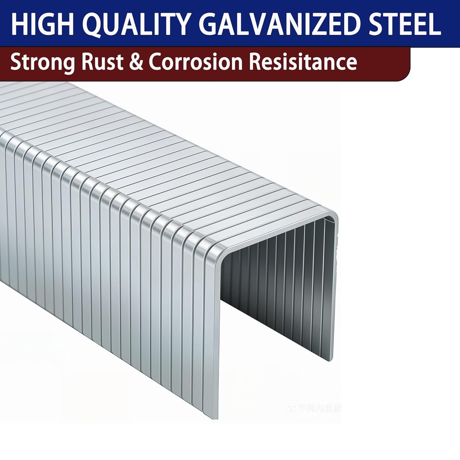 20 Guage Galvanized T/50 Staples,4 Sizes Assorted Size Project Pack for Staple  or T-50 Stapler (5/16"+3/8"+1/2"+9/16"-2016 pcs)