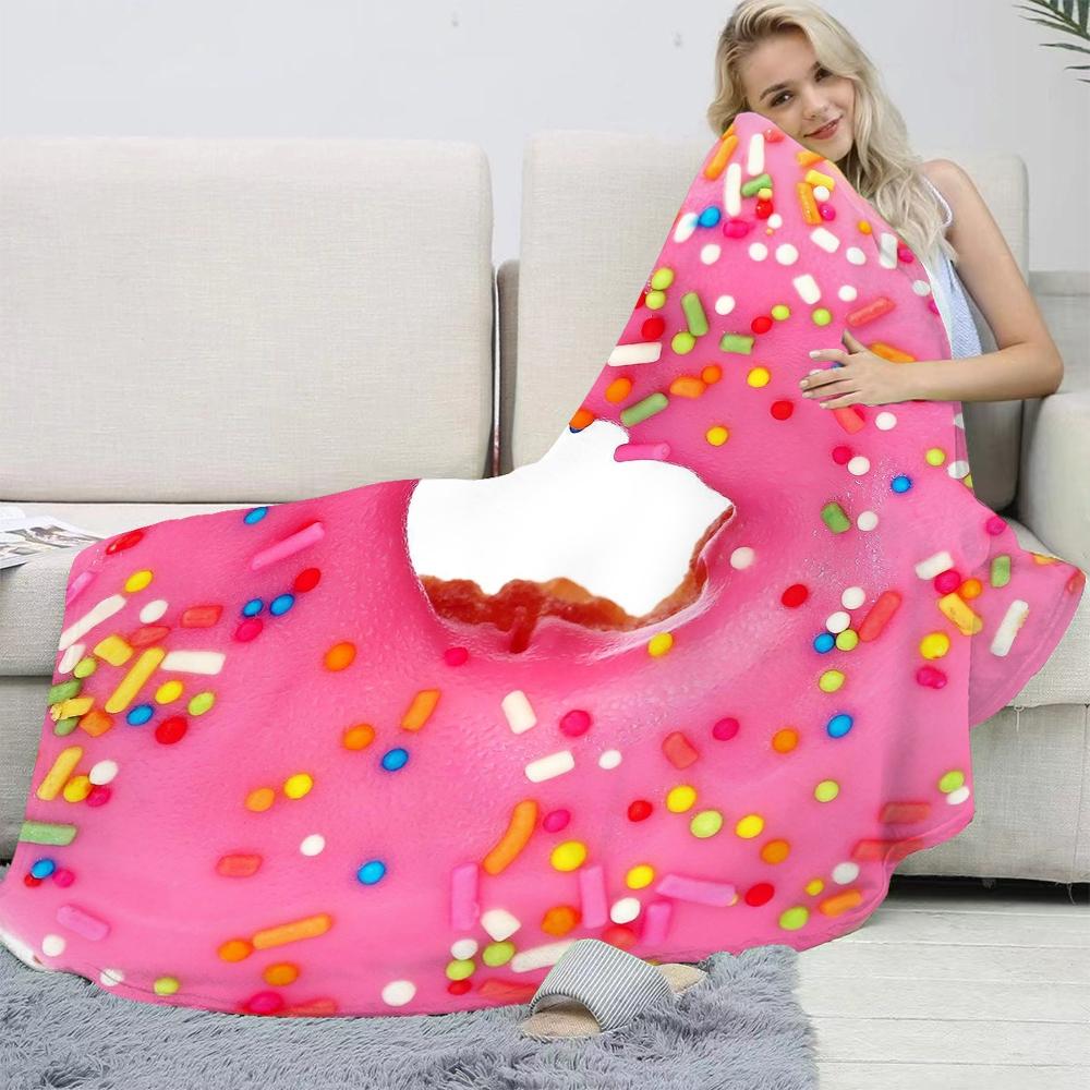 Oversized Tortilla Blanket - Soft Flannel Throw for All Seasons Hypoallergenic Geometric Design Machine Washable Perfect for Home Decor or Gift