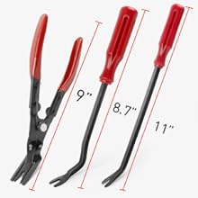 Nilight Trim Removal Tool 88Pcs, Auto Push Pin Bumper Retainer Clip Set Fastener Terminal Remover Tool Adhesive Cable Clips Kit Car Panel Radio Removal Auto Clip Pliers Automotive Toolkit dealsforyoudays