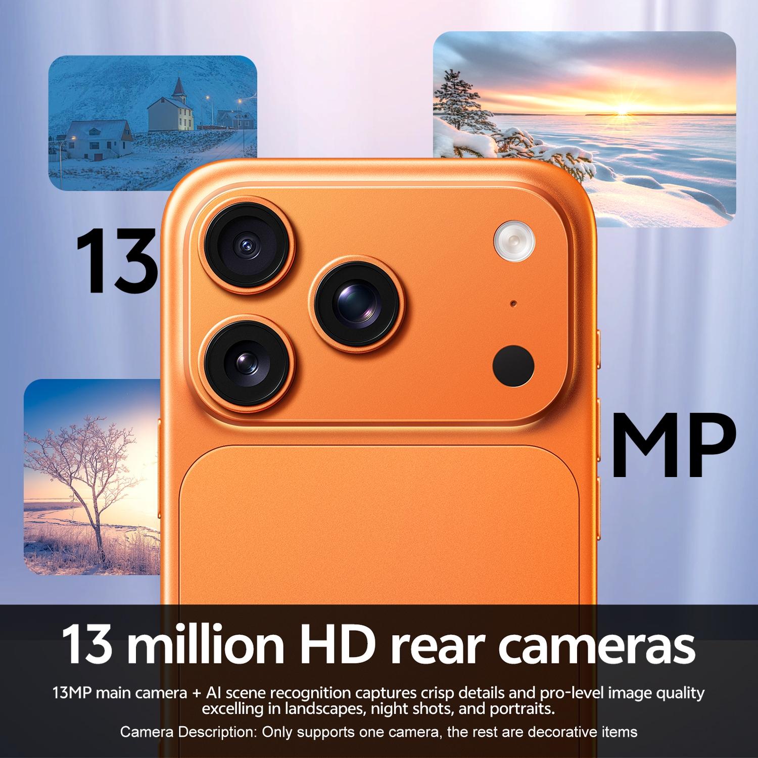 Astarry-17 Pro Max Smartphone, Android Mobile Phones, 6.75-Inch Screen, 3GB RAM + 32GB ROM, Android 12, 4100mAh Battery, 5MP Front Camera, 13MP Rear Camera