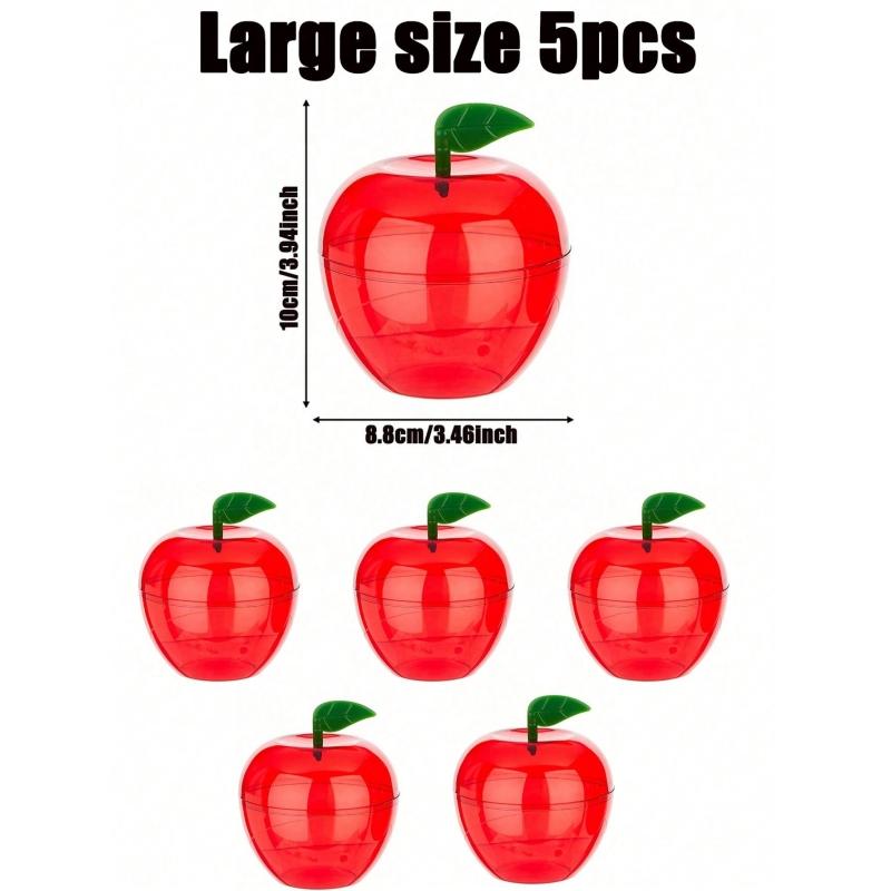Plastic Apple Containers Wholesale Candy Box Stand, Thank You Gift for Kids, Christmas Party Return Gifts, Teacher Appreciation, Birthday Gift Box, Party Gift Packs