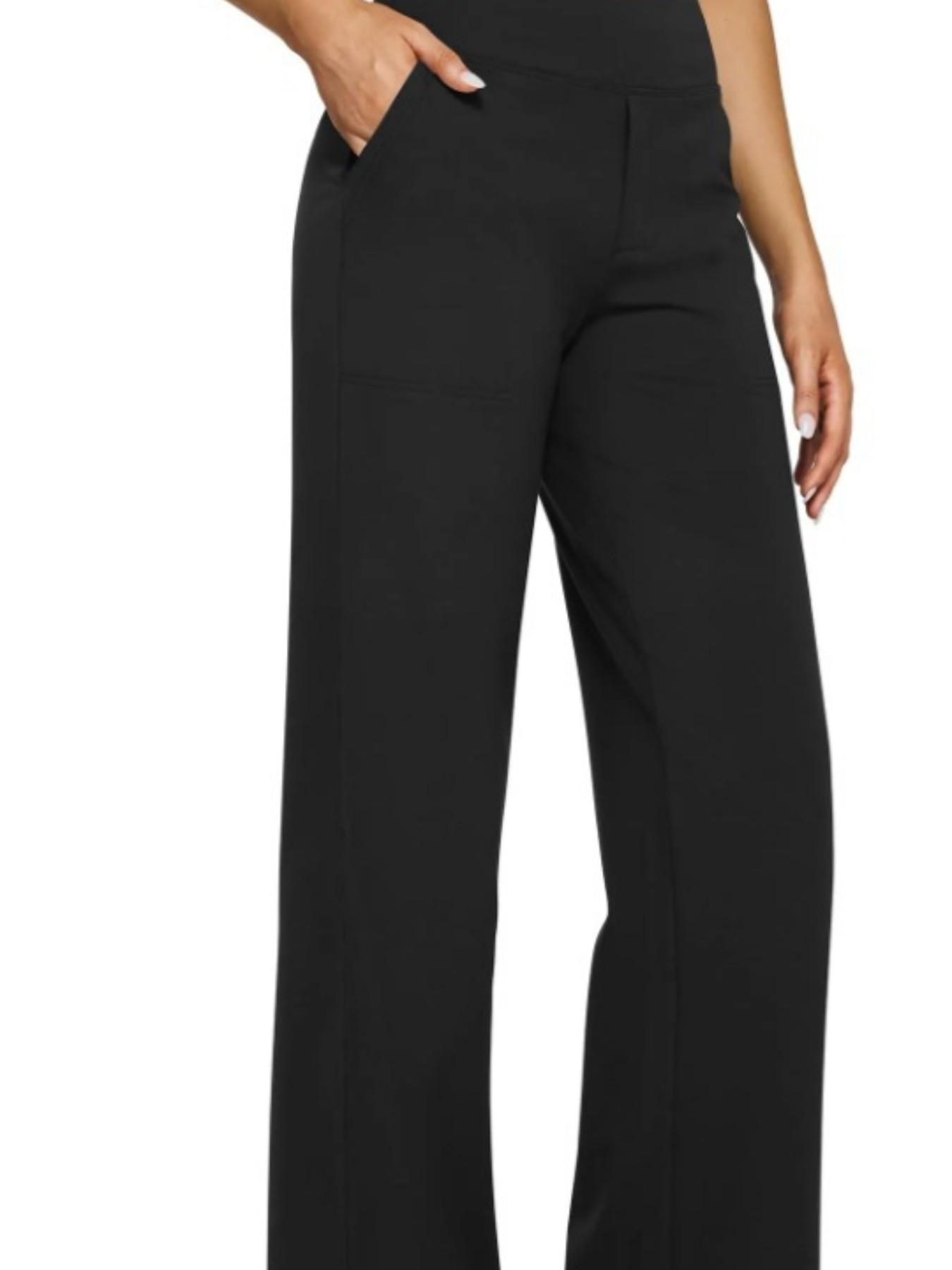 2026 Loose High-Waist Wide Leg Yoga Pants for Women, Knitted Athletic Sweatpants with Pockets, Comfortable Casual Sports Pants
