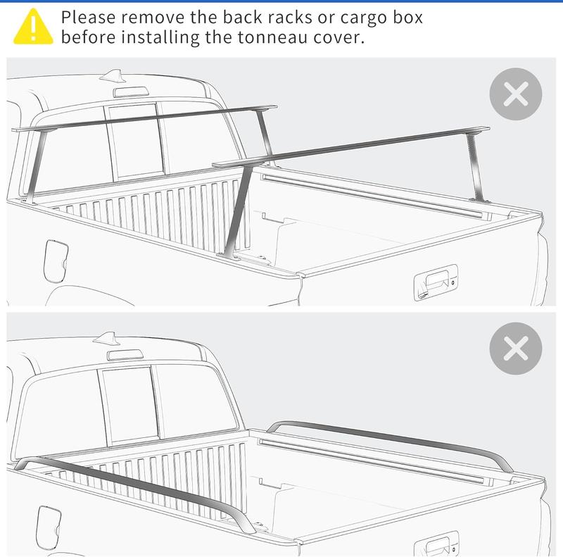 oEdRo Soft Quad Fold Tonneau Cover Four Fold Truck Bed Covers Compatible with 2009-2025 Dodge Ram 1500 (Inclu. Classic & New) 5.6' Bed Without Ram Box