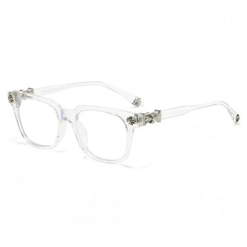 Classic Flat Lens Glasses, Elegant High Iq Style, Unisex Durable Frame, Ultra-Light, Suitable for Work and Daily Use