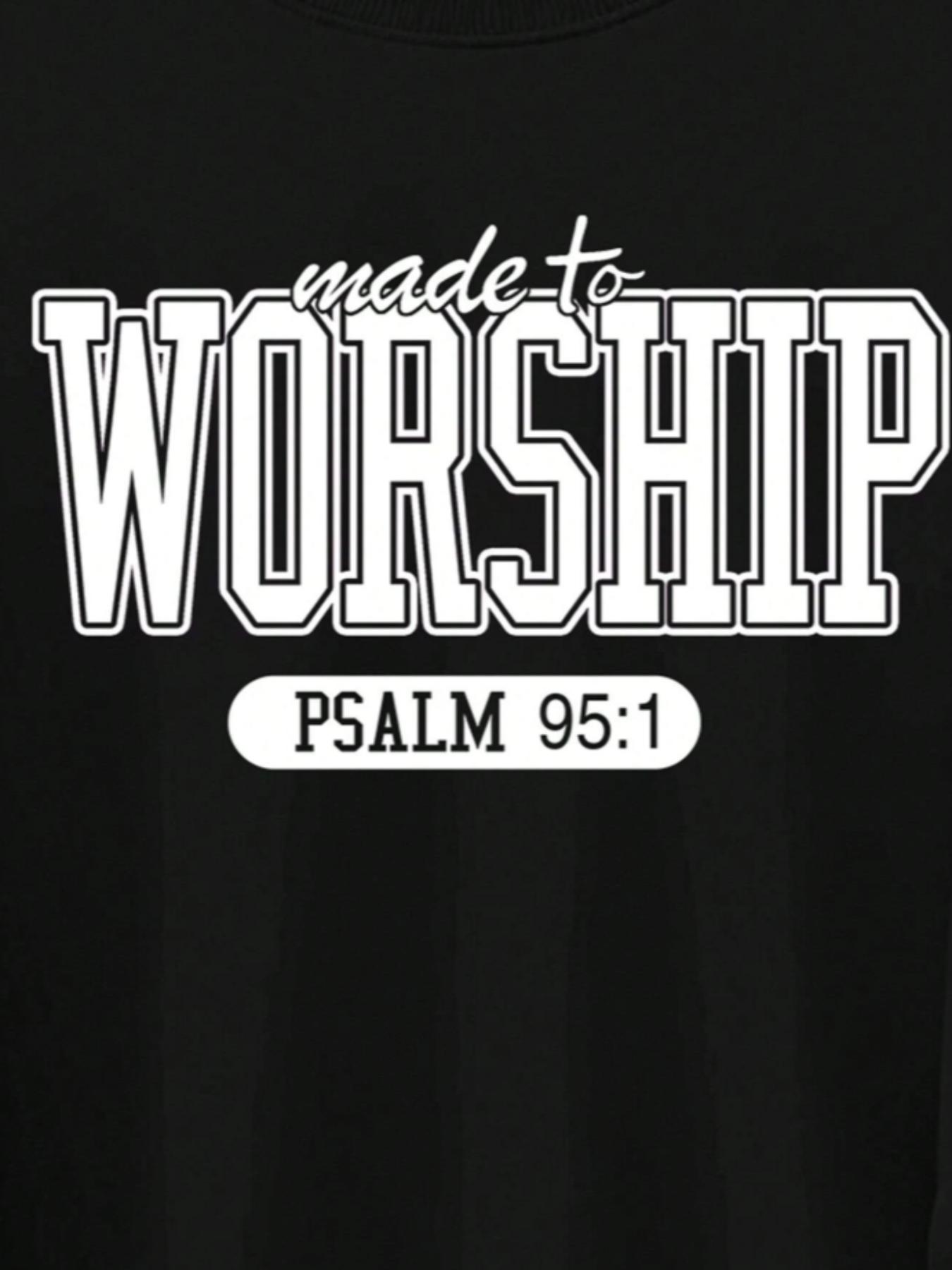 Plus Size Letter Print Women's Crew Neck Long Sleeve Sweatshirt, Casual Graphic Pullover for Fall & Winter, Moderate Fabric, Fitted Style Womenswear