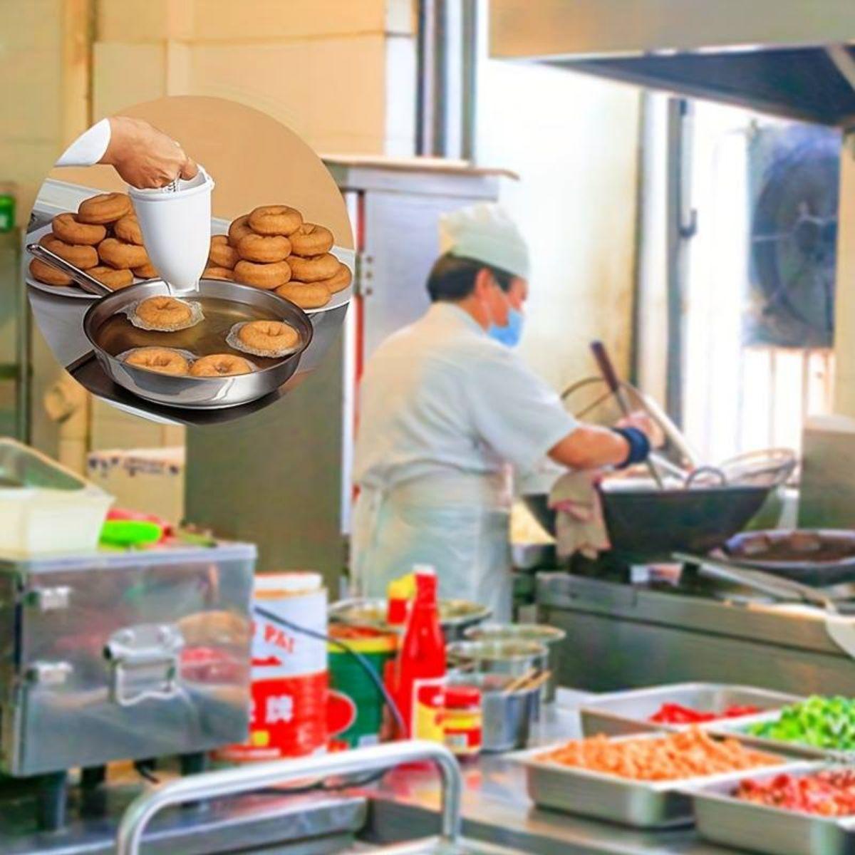 DIY Doughnut Making Kit, Easy-To-Use Donut Maker Tools, Perfect for Home Bakers & Cooking Enthusiasts, Essential Baking Accessories