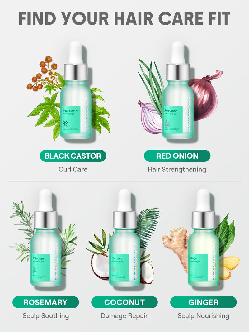 SHEGLAM HAIR Rosemary Hair And Scalp Oil -15ml/0.5Fl Oz,Hair Care Essential Oil,Rosemary Hydrating Oil Serum,Balance Scalp Sebum,Soothe Dry Scalp,Increase Shine & Elasticity,Nourish Hair Follicles,Enriched With Rosemary Oil