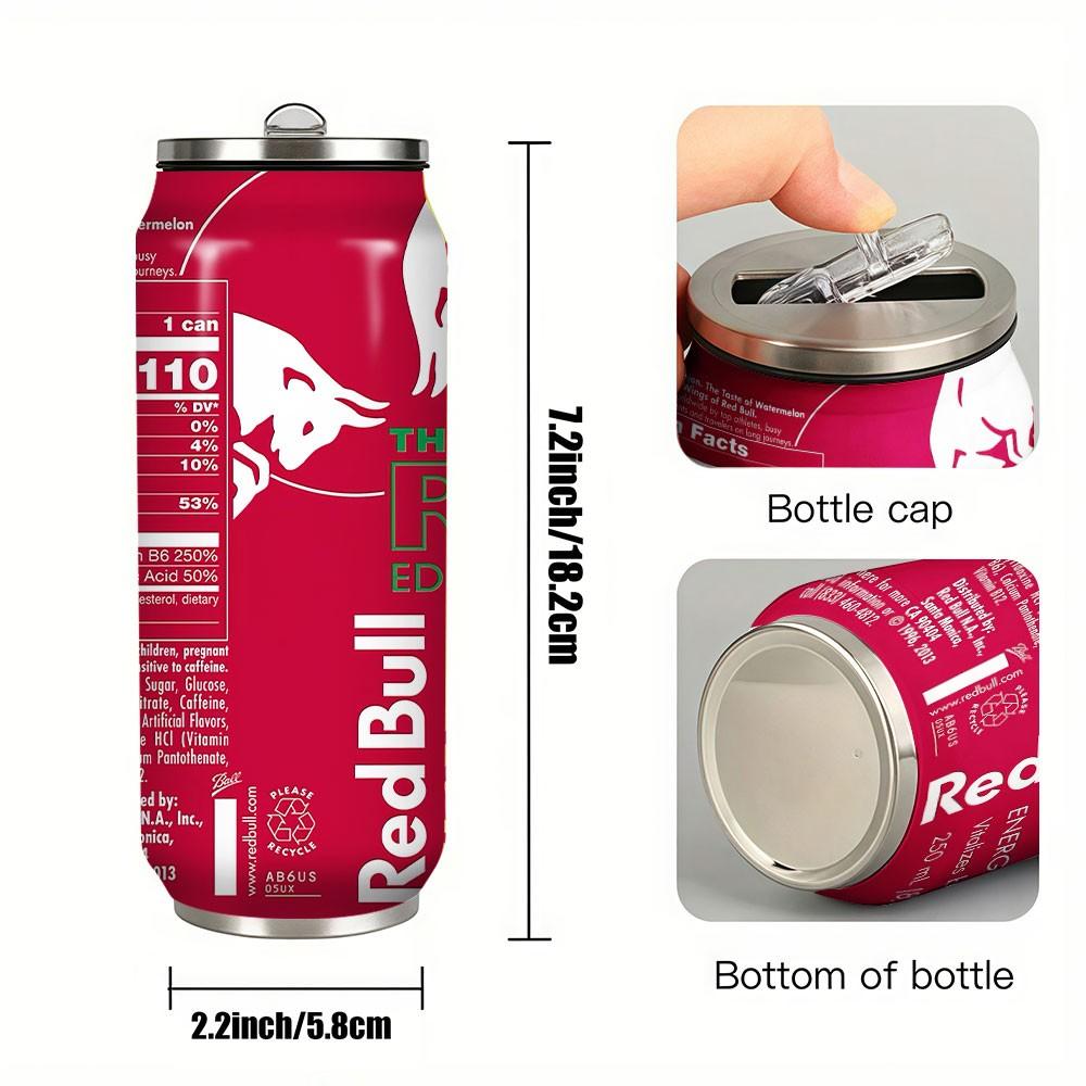 1pc 17oz Sports Insulated Cup, 304 Stainless Steel Vacuum Cup, Portable Camping Cup, Leak-Proof Straw Cup, Hot and Cold Drink Cup