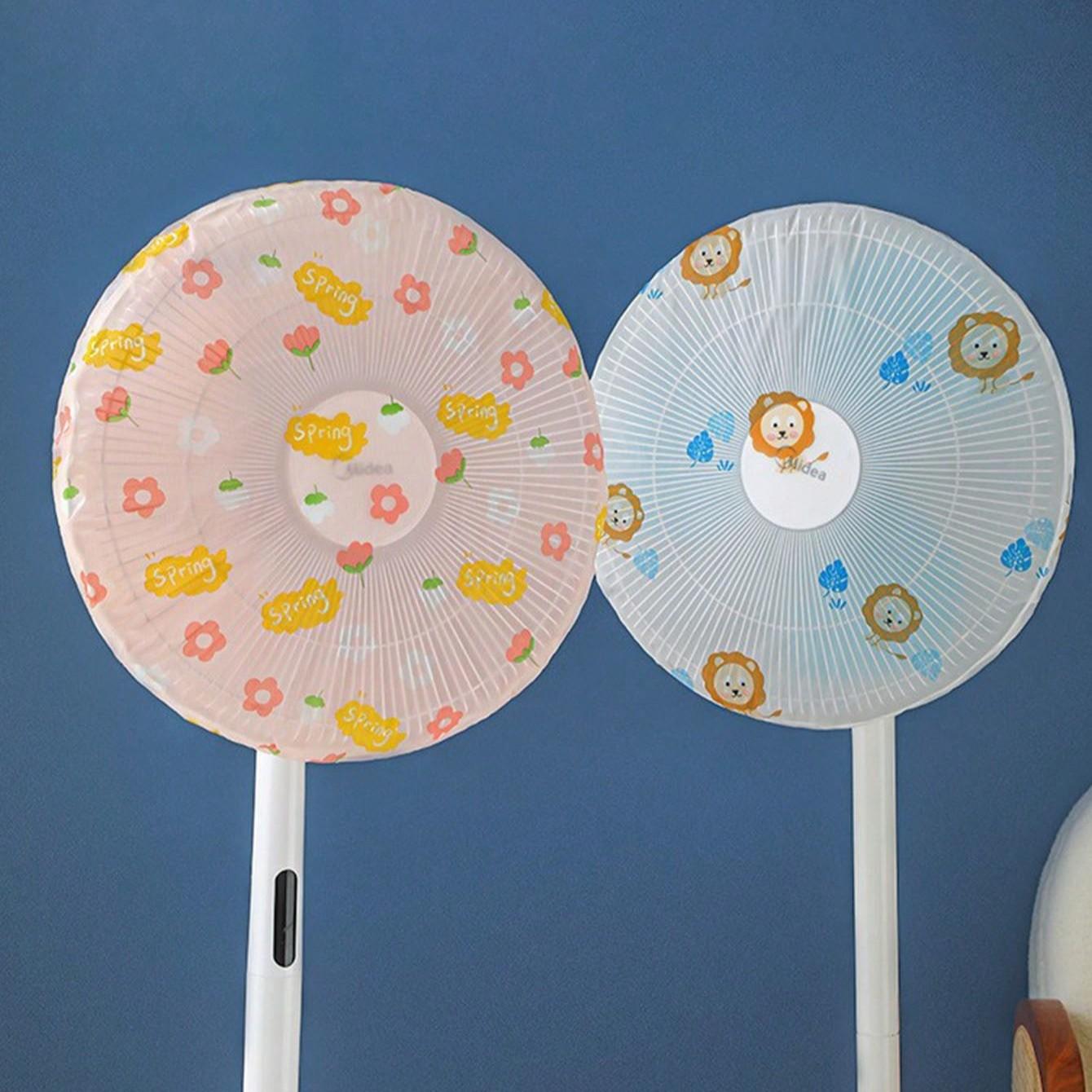 3/1 pcs-Fan Dust Cover Set, High-Strength Pe Material, Stackable Design, Fits Tabletop/floor/hanging Fans, Easy Clean, Standard Size, Home Office Storage