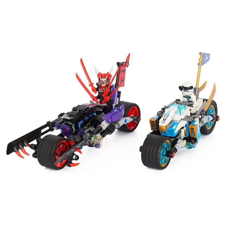 2026 New hot item MINI doll phantom ninja gold Lloyd Ni compatible cool motorcycle assembled action figures building blocks doll boy toy gift