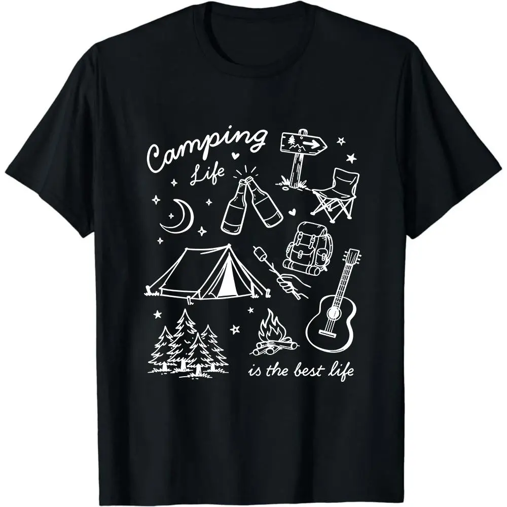 Camping Life Shirt, Camping Shirt Women, Outdoor Adventure Shirt, Campfire Shirt, Hiking Shirt, Nature Lover Gift, Camping