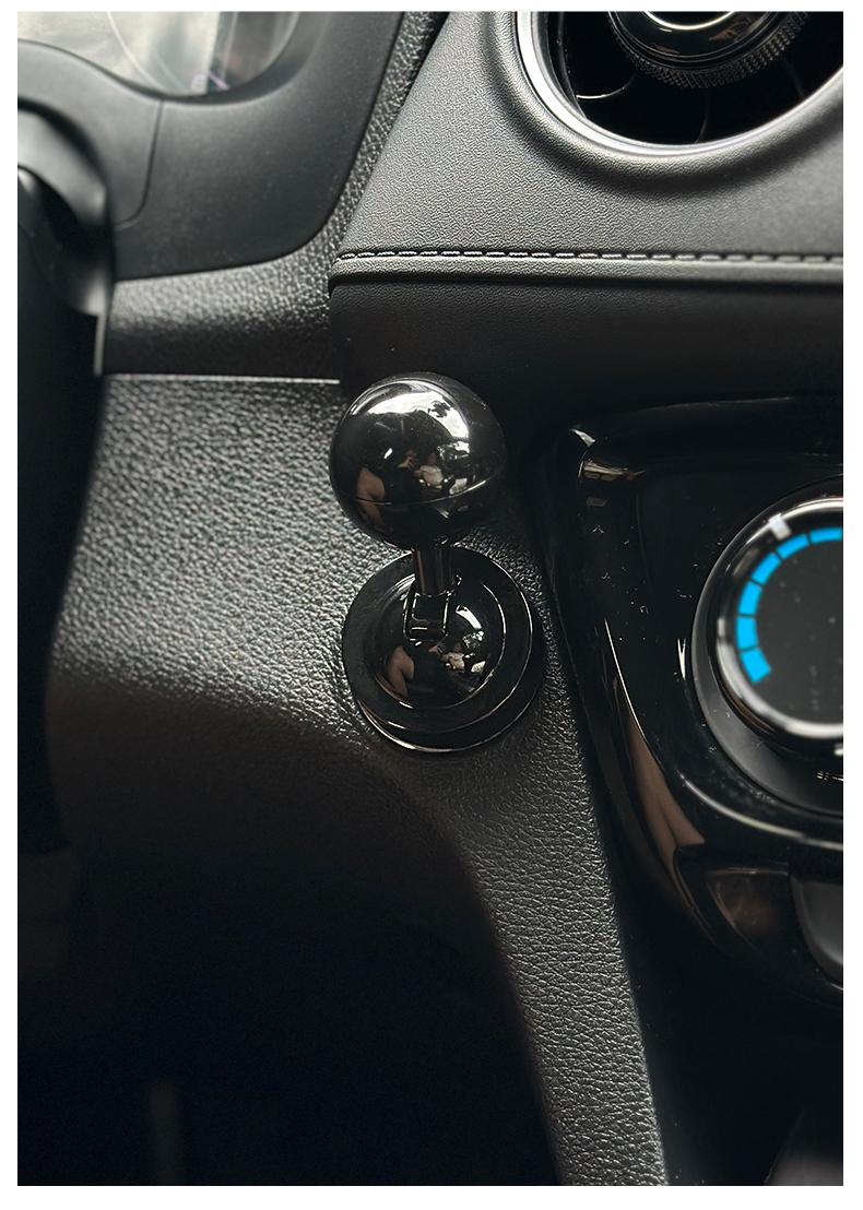 Metal Car Joystick Push Start Button Cover, Metal Push to Start Accessories, Car Starter Engine Start Stop Button Cover, Cool Car Accessories Interior Decor Push to Start Button Rocker