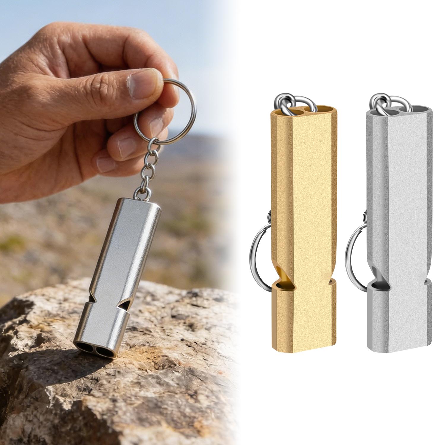 5 Pcs Emergency Survival Whistle,Safety Whistle Survival,Super Loud Emergency Survival Whistle with Keychain Whistle Hiking Accessories for Outdoors,Mountaineering,Boating and Signalling