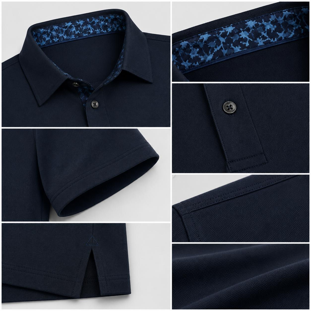 Men's 3-Pack Polo Shirts - Soft Breathable Cotton, Short Sleeve Casual Fit, Plain Solid Classic Collared Tops for Work, Golf, Everyday Wear, Menswear, Shortsleeve, Business Casual Tops,clothes for back to school,first day of school outfits