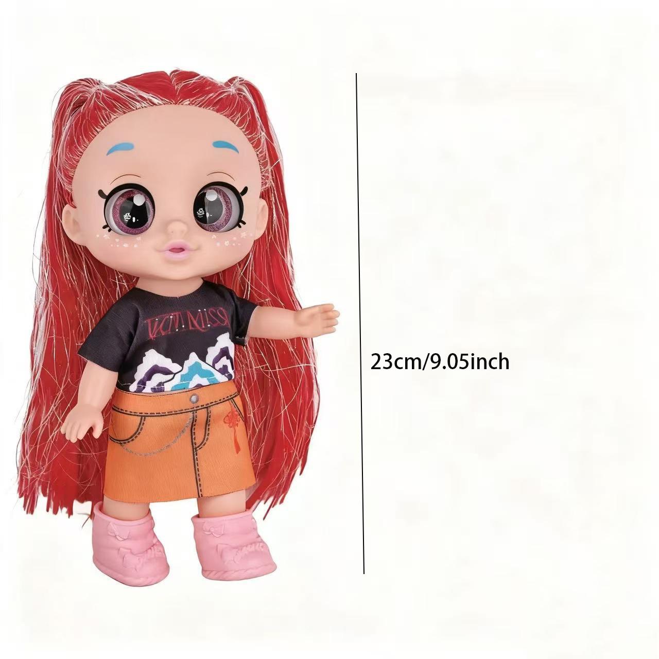 Fashion 5D Eye Theme Song 10 Inch 5 Joint Doll Gift, Blue Tiger Plush Toy, Holiday Gift, Ornament, Model_xinghao Cy012