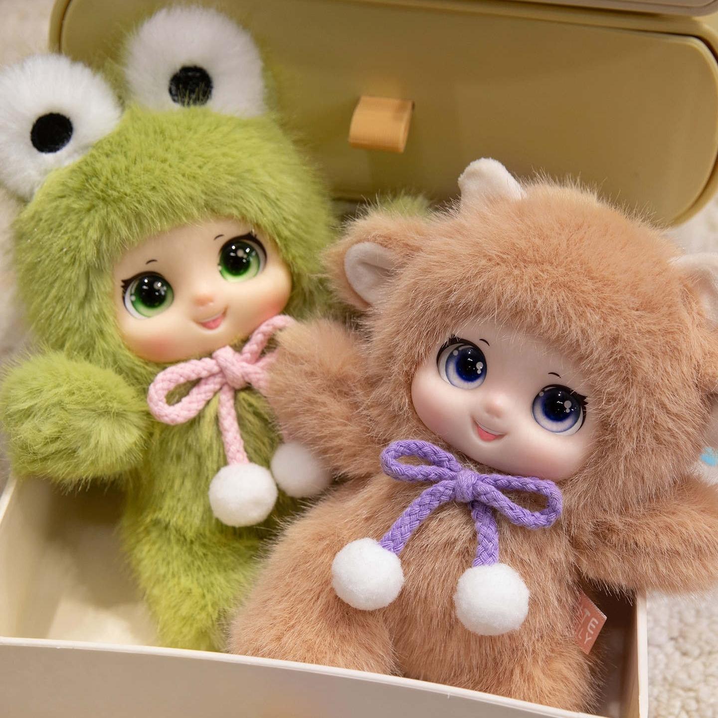 Friendship Plush Series Blind Box, Cute Collectible Toy, Random Surprise Gift, Perfect for Friends & Family, Unique Creative Present, Sealed Hobby Box