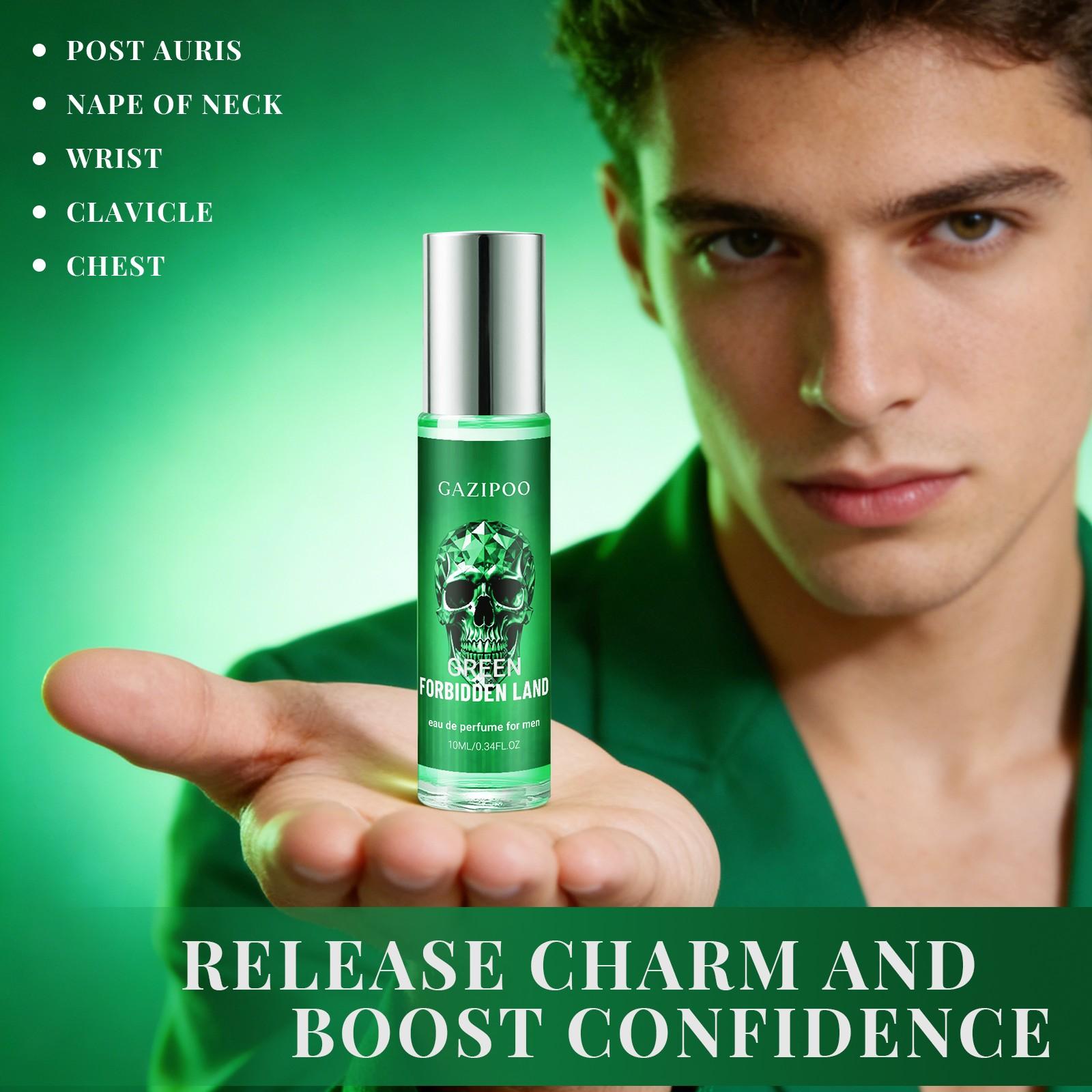 Zone Eau De Parfum 10ML, Citrus Pepper Opening, Lavender Vetiver Middle, Cedar Orris Base, Roll-On Application, Unique Woody Scent