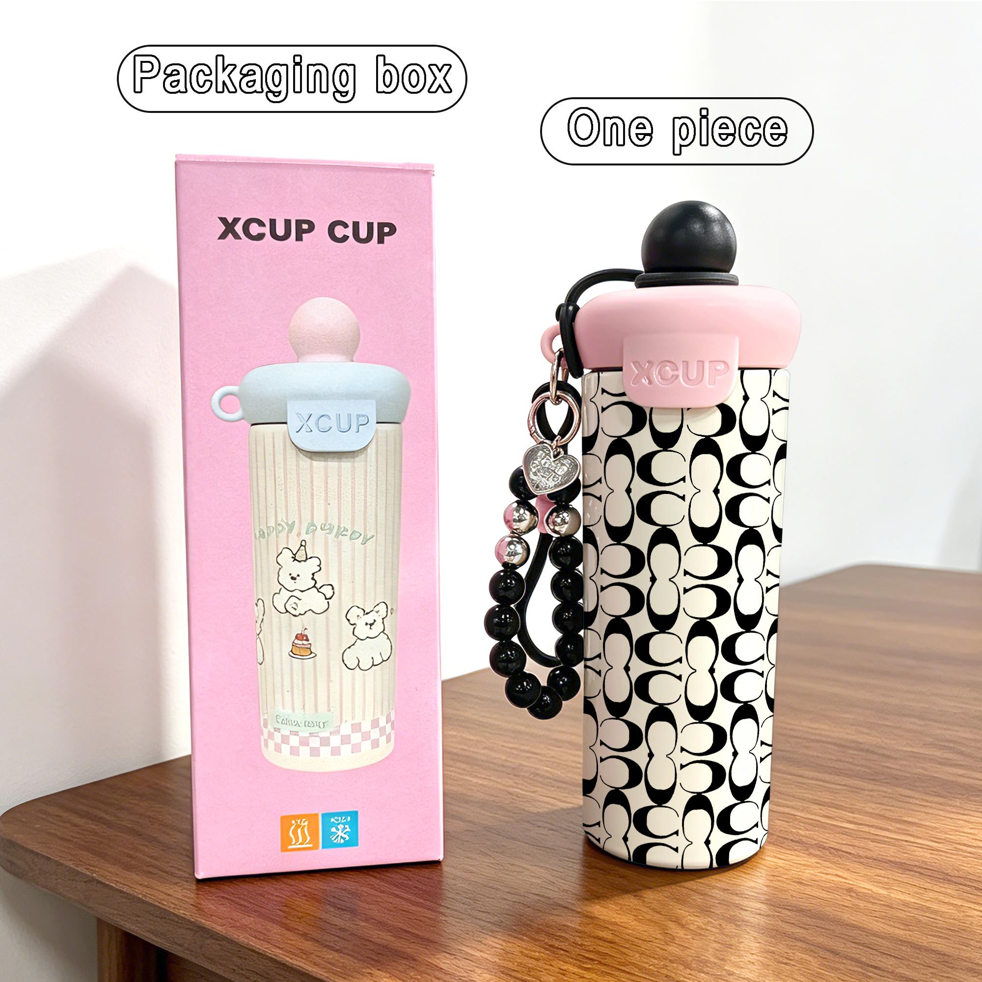 600ML Stainless Steel Insulated Tumbler, Leak-Proof Coffee Cup, Fashionable Water Bottle for Home, Commute, Travel, Perfect Gift
