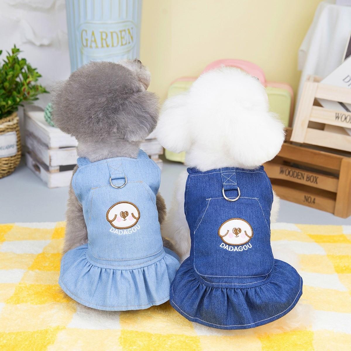 1Pc Pet Clothes Dog & Cat Apparel, Spring Summer Collection, Stylish Prints, Ideal for Daily Wear, Perfect Gift for Pets