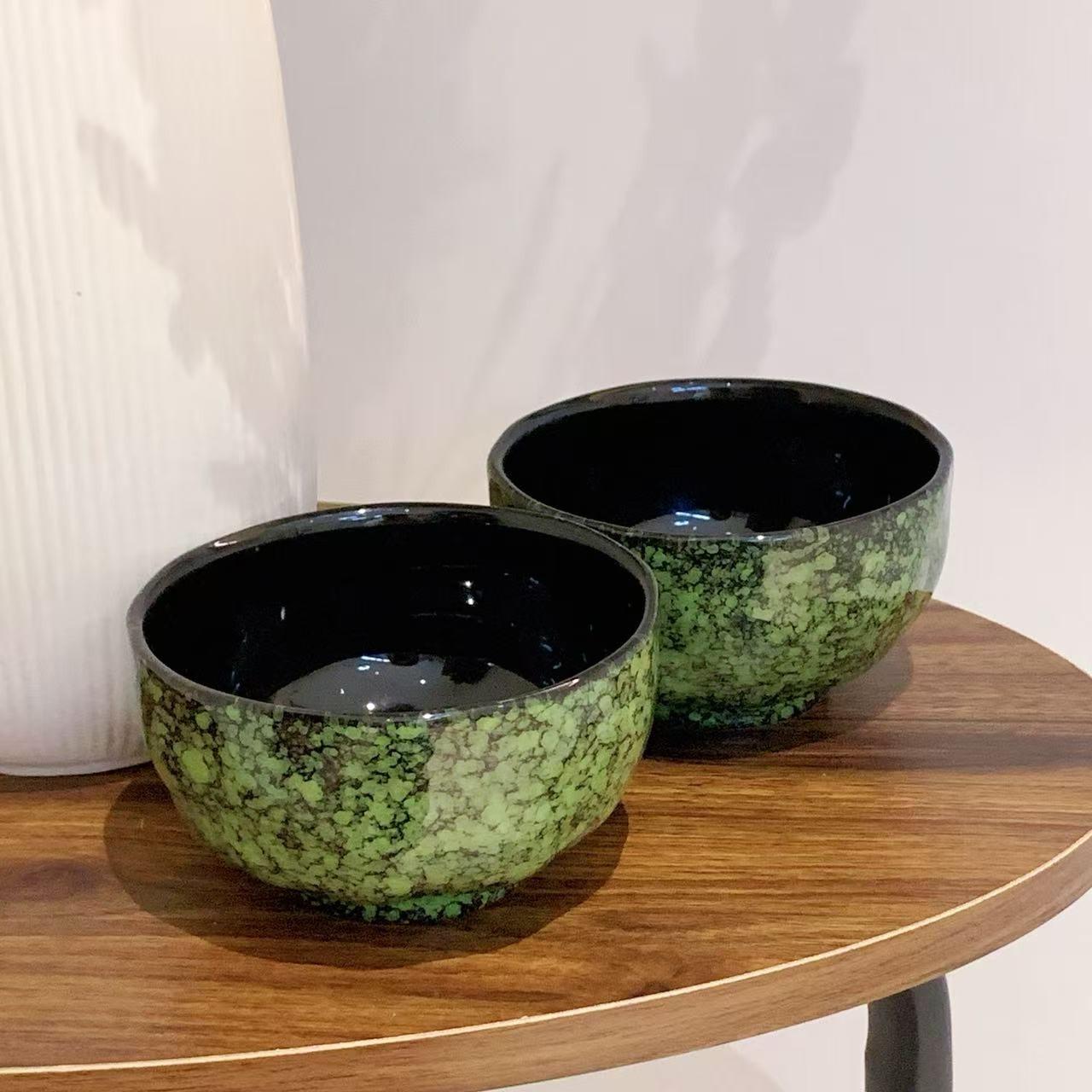 2 Piece Set Ceramic Rice Bowl, Creative Soup Bowl, Microwave Safe, Dishwasher Safe, Ideal for Soups, Noodles, Salad Bowls