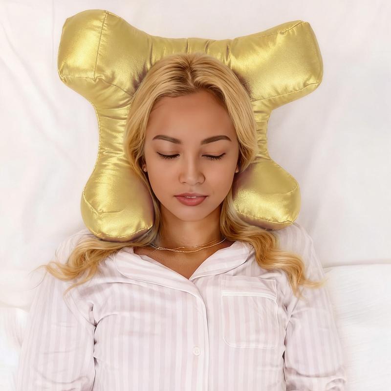 Face massage pillow, soft face pillow, high-quality beauty pillow, ultimate sleeping comfort, washable silk pillowcase, plush and silky polyester filling, meet all sleeping needs