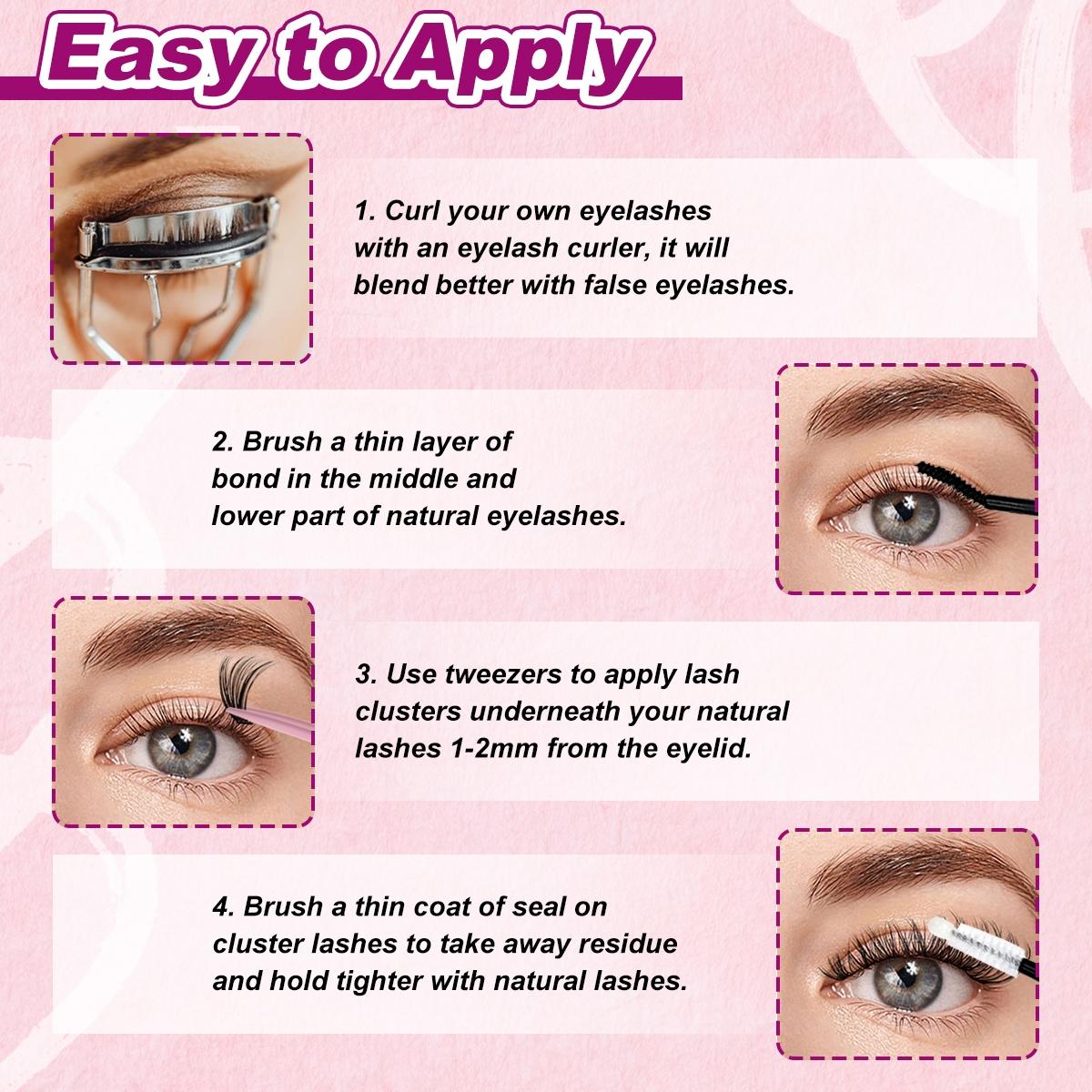 DIY Eyelash Extension Kit, Eyelash Extensions Set, Professional and Beginner Friendly, Easy Home Use, Full Set, Perfect for Beginners, Professional Quality