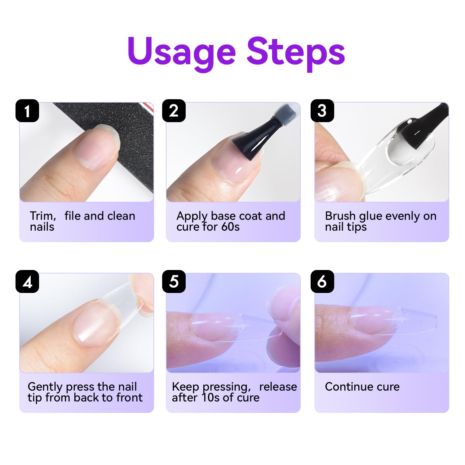 JEWHITENY 2pcs 10ML Nail Glue Gel for Nail Tips Nail Gel Glue for False Nails Tips and Clear Press on Nails Gel Nail Glue Long Lasting Need U V Light Cured JEWHITENY 2pcs 10ML Nail Glue Gel for Nail Tips Nail Gel Glue for False Nails Tips and Clear Press on Nails Gel Nail Glue Long Lasting Need U V Light Cured